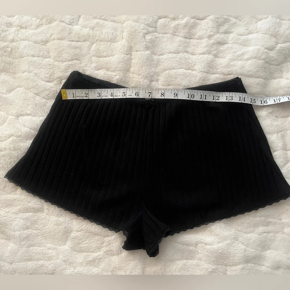 J.Crew Black Ribbed Shorts size S. New without tags.